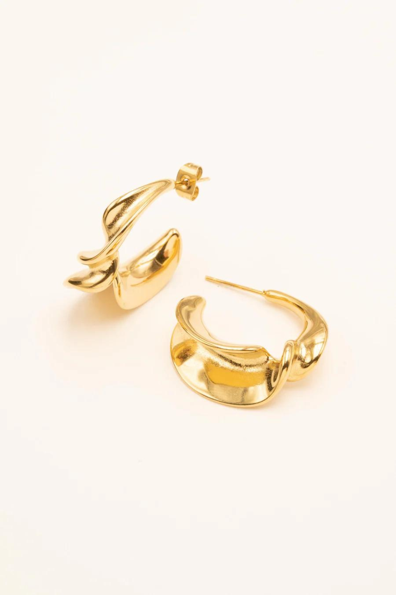 Statement Twisted Hoop Earrings