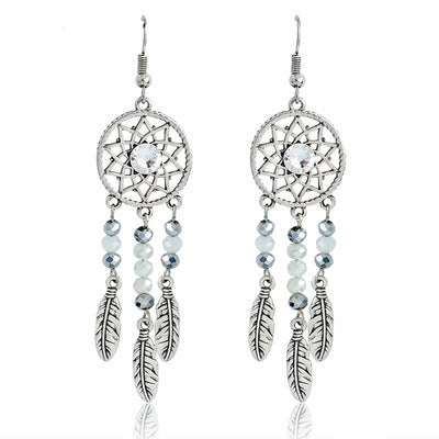 Dreamcatcher' Crystal Earrings