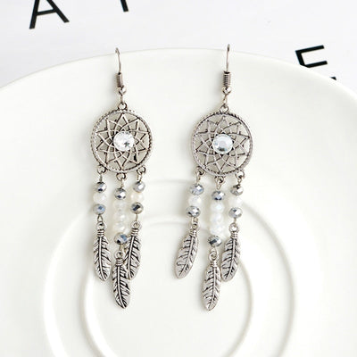 Dreamcatcher' Crystal Earrings