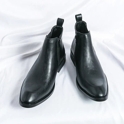 Cooper | Chelsea boots in leather with zipper