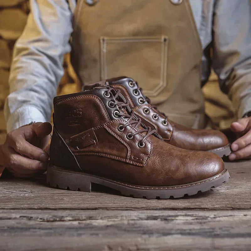 Parker | British-style men's casual leather boots