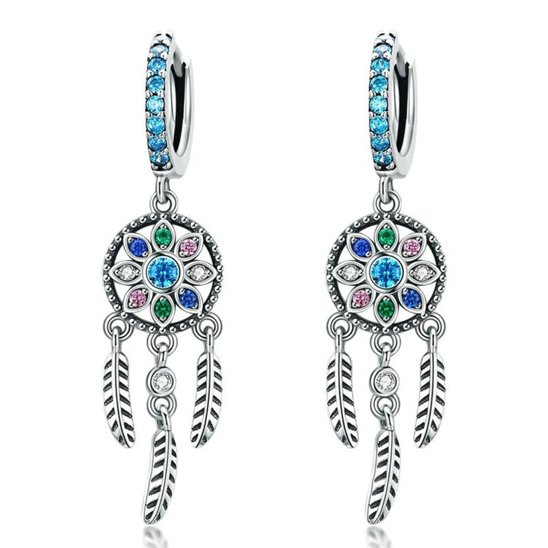 Dreamcatcher Gemstones Earrings