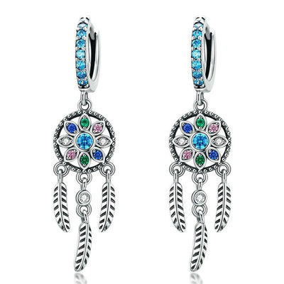 Dreamcatcher Gemstones Earrings